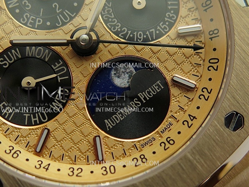 Royal Oak 41mm Complicated 26574 RG BBS Best Edition Gold Dial on RG Bracelet A5134