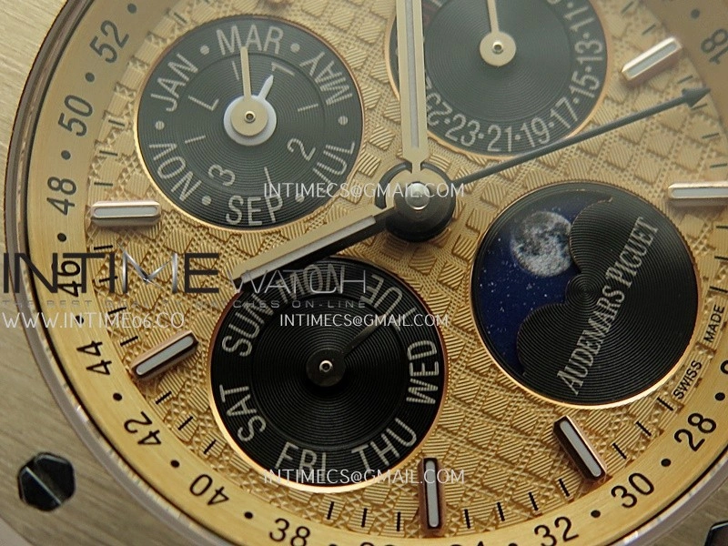 Royal Oak 41mm Complicated 26574 RG BBS Best Edition Gold Dial on RG Bracelet A5134