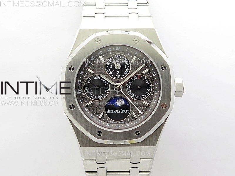 Royal Oak 41mm Complicated 26574 SS BBS Best Edition Gray Dial on SS Bracelet A5134