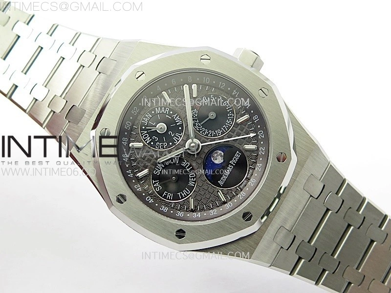Royal Oak 41mm Complicated 26574 SS BBS Best Edition Gray Dial on SS Bracelet A5134