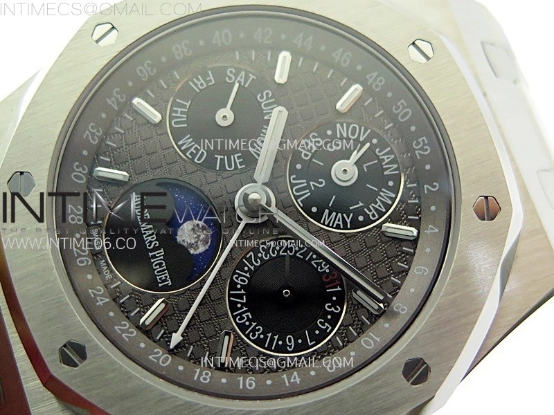 Royal Oak 41mm Complicated 26574 SS BBS Best Edition Gray Dial on SS Bracelet A5134