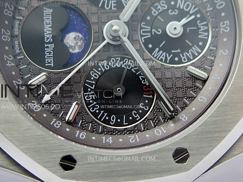 Royal Oak 41mm Complicated 26574 SS BBS Best Edition Gray Dial on SS Bracelet A5134