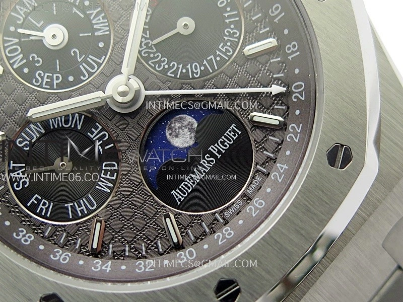 Royal Oak 41mm Complicated 26574 SS BBS Best Edition Gray Dial on SS Bracelet A5134
