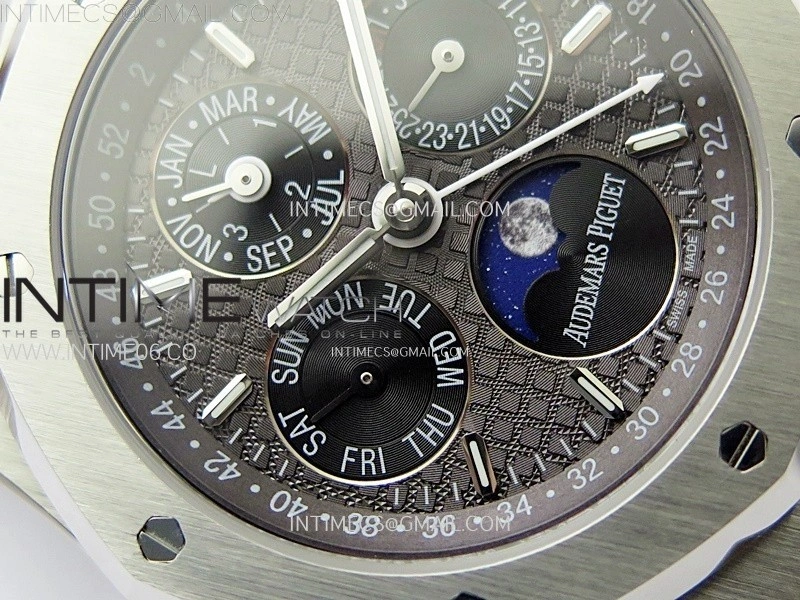 Royal Oak 41mm Complicated 26574 SS BBS Best Edition Gray Dial on SS Bracelet A5134