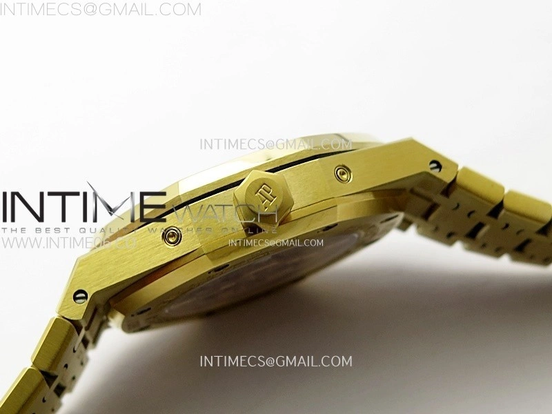 Royal Oak 41mm Complicated 26574 YG BBS Best Edition Blue Dial on YG Bracelet A5134