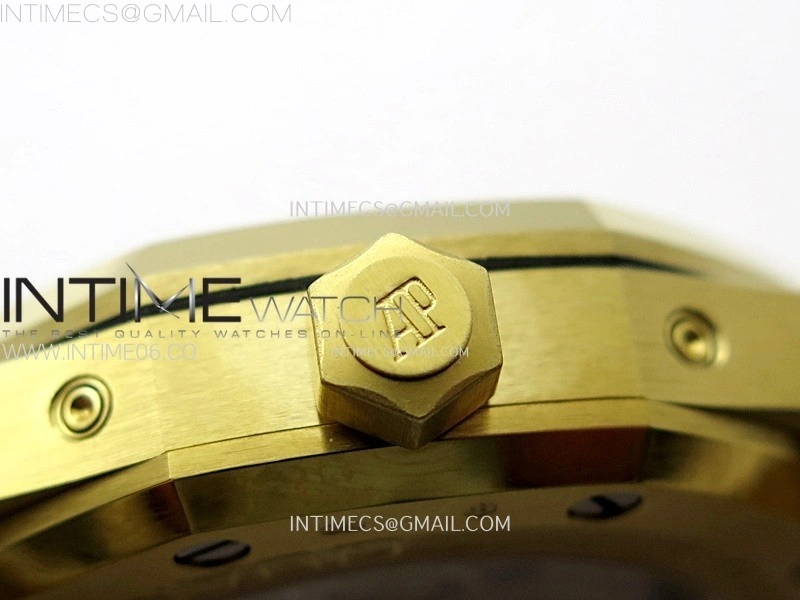 Royal Oak 41mm Complicated 26574 YG BBS Best Edition Blue Dial on YG Bracelet A5134
