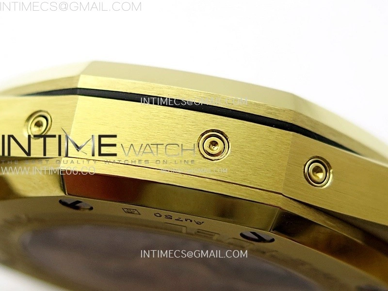 Royal Oak 41mm Complicated 26574 YG BBS Best Edition Blue Dial on YG Bracelet A5134