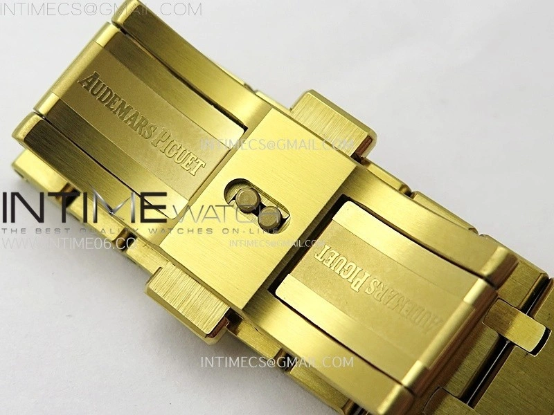 Royal Oak 41mm Complicated 26574 YG BBS Best Edition Blue Dial on YG Bracelet A5134