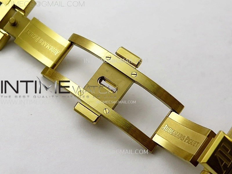 Royal Oak 41mm Complicated 26574 YG BBS Best Edition Blue Dial on YG Bracelet A5134