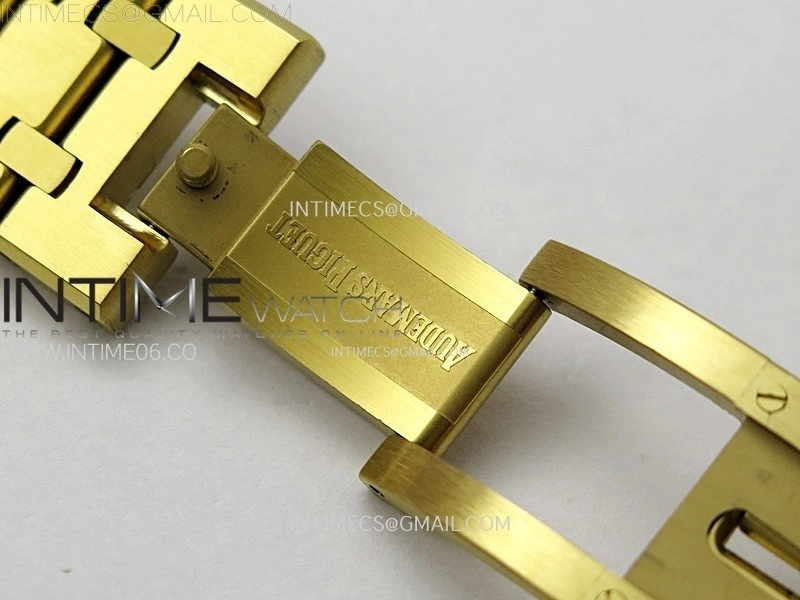 Royal Oak 41mm Complicated 26574 YG BBS Best Edition Blue Dial on YG Bracelet A5134