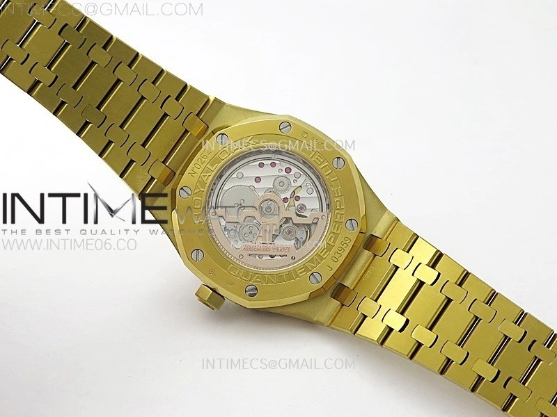 Royal Oak 41mm Complicated 26574 YG BBS Best Edition Blue Dial on YG Bracelet A5134