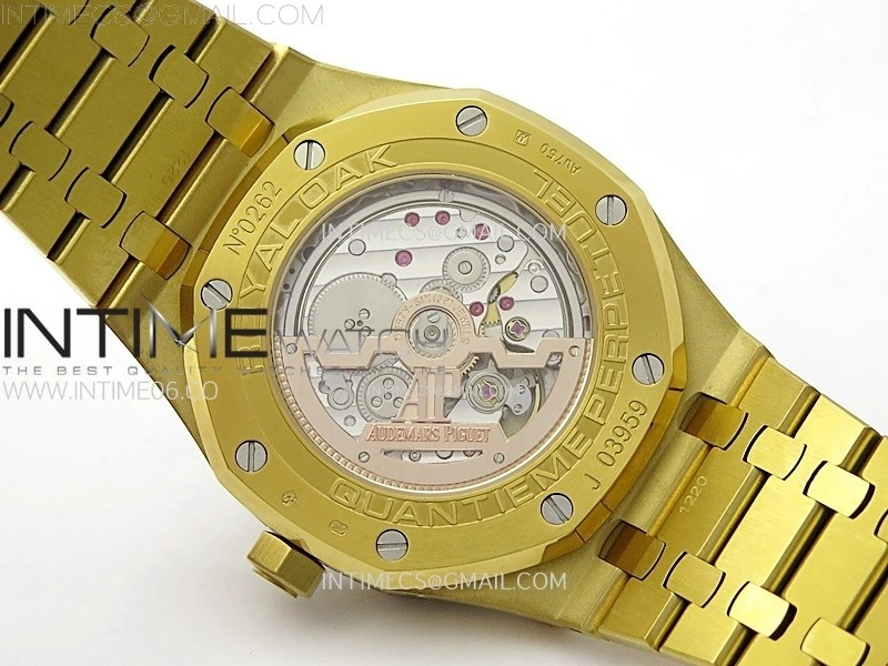 Royal Oak 41mm Complicated 26574 YG BBS Best Edition Blue Dial on YG Bracelet A5134