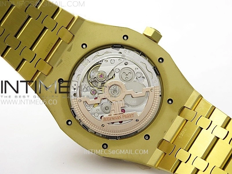 Royal Oak 41mm Complicated 26574 YG BBS Best Edition Blue Dial on YG Bracelet A5134