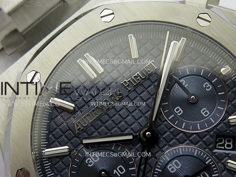 Royal Oak Chrono 26331ST SS IPF 1:1 Best Edition Dark Blue Dial on SS Bracelet A7750
