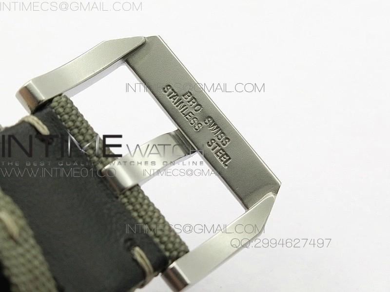Big Pilot Real PR 48mm IW501902 Real Ceramic AZF 1:1 Best Edition on Green Nylon Strap A51111