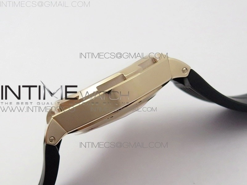 Overseas Dual Time Power Reserve RG TWA Best Edition Black Dial on Black Rubber Strap A1222