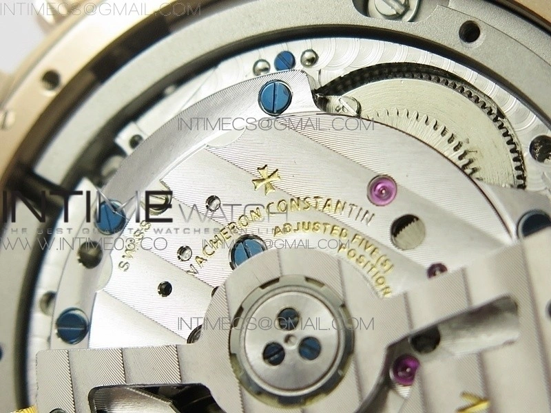 Overseas Dual Time Power Reserve RG TWA Best Edition Black Dial on Black Rubber Strap A1222