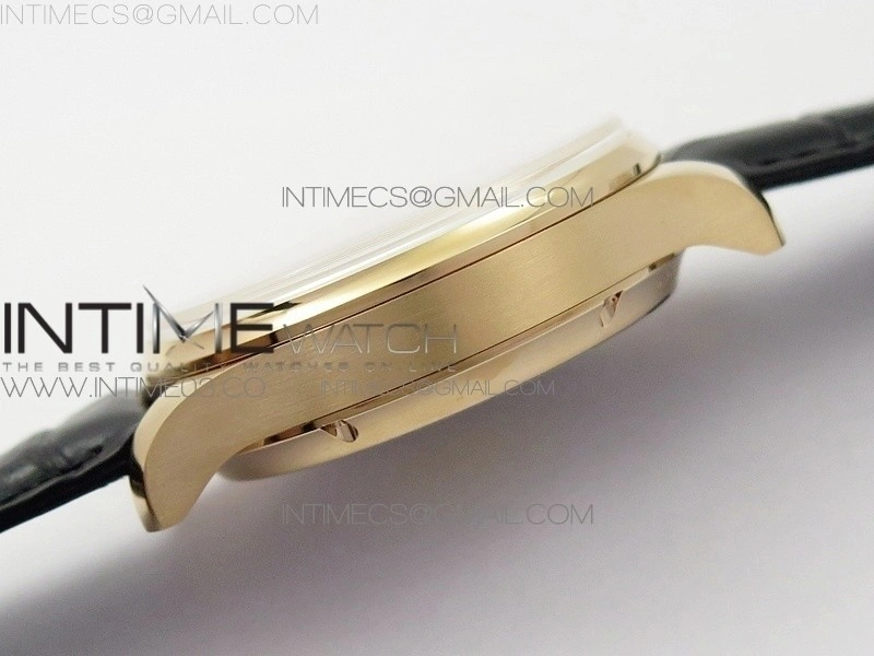 Portuguese Real PR Real Annual Calendar IW503501 RG AZF 1:1 Best Edition White Dial on Brown Leather Strap A52850