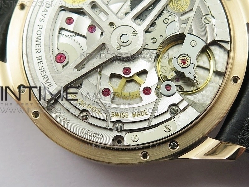 Portuguese Real PR Real Annual Calendar IW503501 RG AZF 1:1 Best Edition White Dial on Brown Leather Strap A52850