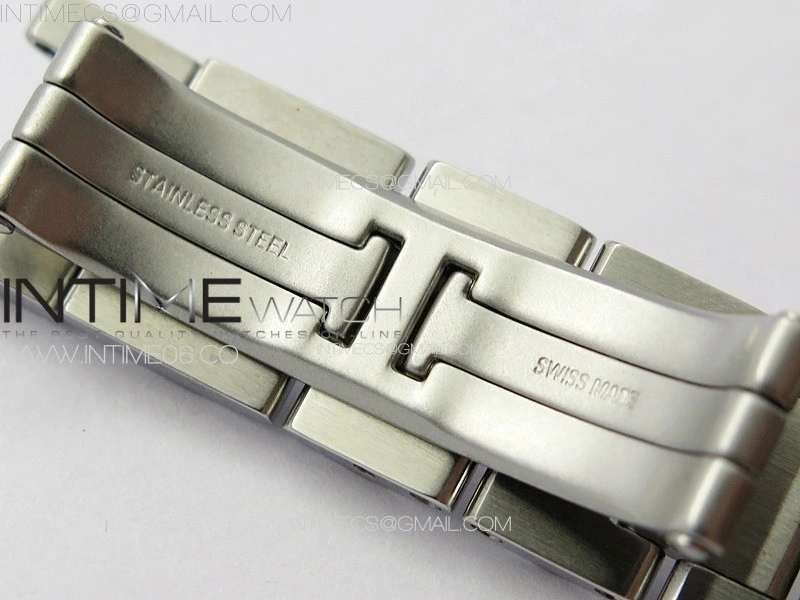 Ballon Bleu 33mm SS RG 3KF 1:1 Best Edition White Textured Dial on SS Bracelet A076