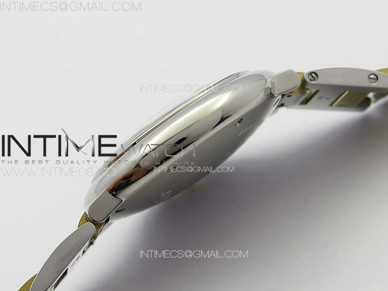 Ballon Bleu 36mm SS YG 3KF 1:1 Best Edition White Textured Dial on SS Bracelet A076