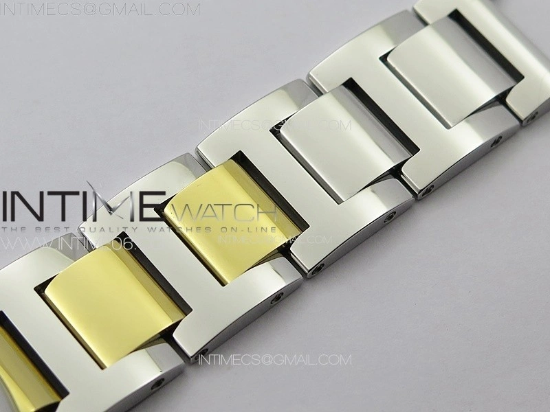 Ballon Bleu 36mm SS YG 3KF 1:1 Best Edition White Textured Dial on SS Bracelet A076