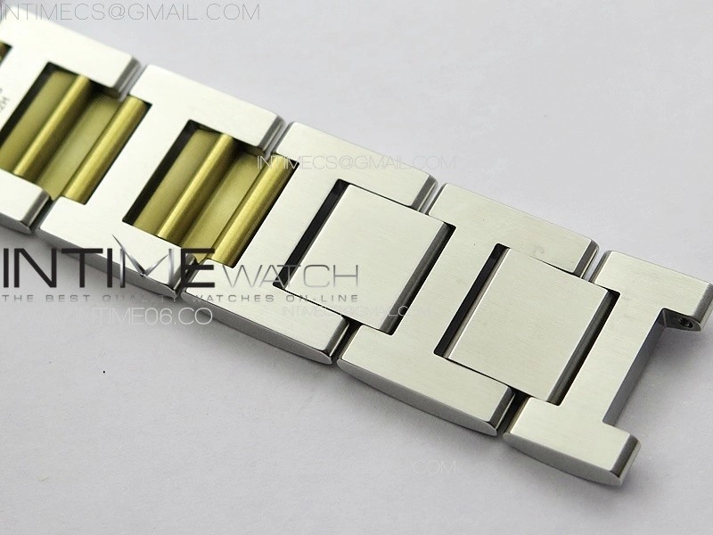 Ballon Bleu 36mm SS YG 3KF 1:1 Best Edition White Textured Dial on SS Bracelet A076