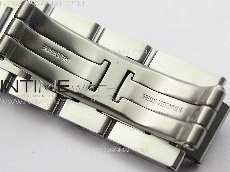 Ballon Bleu 36mm SS YG 3KF 1:1 Best Edition White Textured Dial on SS Bracelet A076