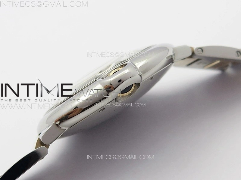 Ballon Bleu 42mm SS RG 3KF 1:1 Best Edition White Texture Dial on SS Bracelet A2824