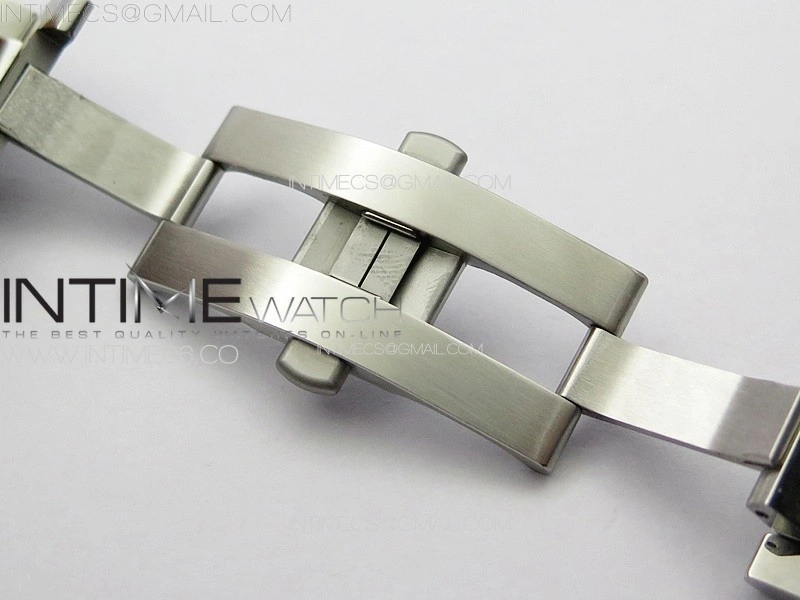 Ballon Bleu 42mm SS RG 3KF 1:1 Best Edition White Texture Dial on SS Bracelet A2824