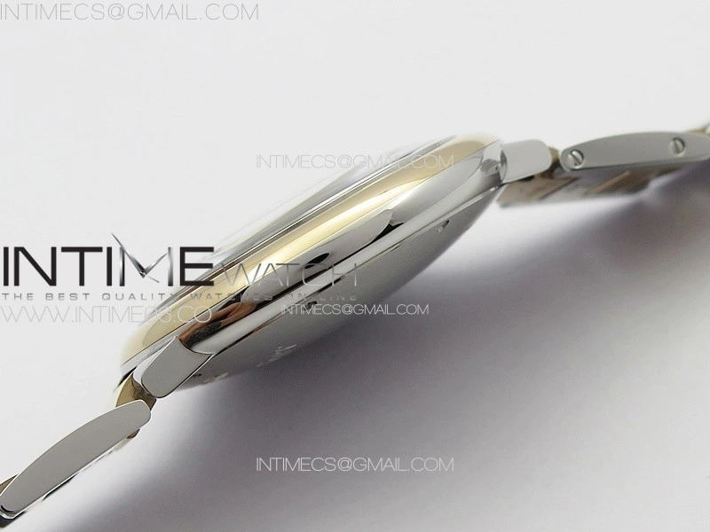 Ballon Bleu 42mm SS RG 3KF 1:1 Best Edition White Texture Dial on SS Bracelet A2824