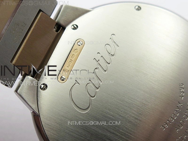 Ballon Bleu 42mm SS RG 3KF 1:1 Best Edition White Texture Dial on SS Bracelet A2824