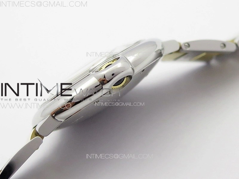 Ballon Bleu 42mm SS YG 3KF 1:1 Best Edition White Texture Dial on SS Bracelet A2824