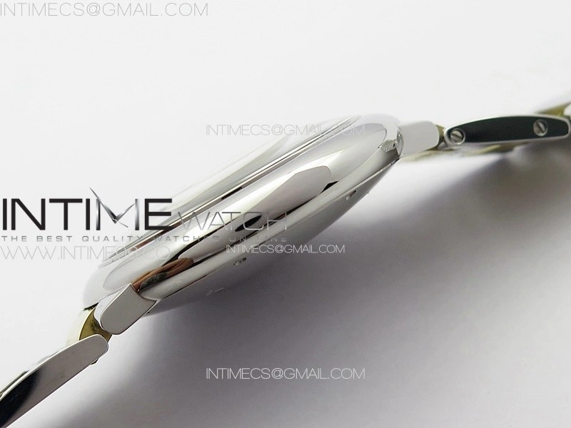 Ballon Bleu 42mm SS YG 3KF 1:1 Best Edition White Texture Dial on SS Bracelet A2824
