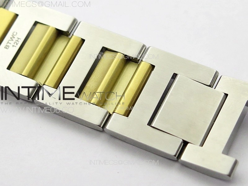 Ballon Bleu 42mm SS YG 3KF 1:1 Best Edition White Texture Dial on SS Bracelet A2824