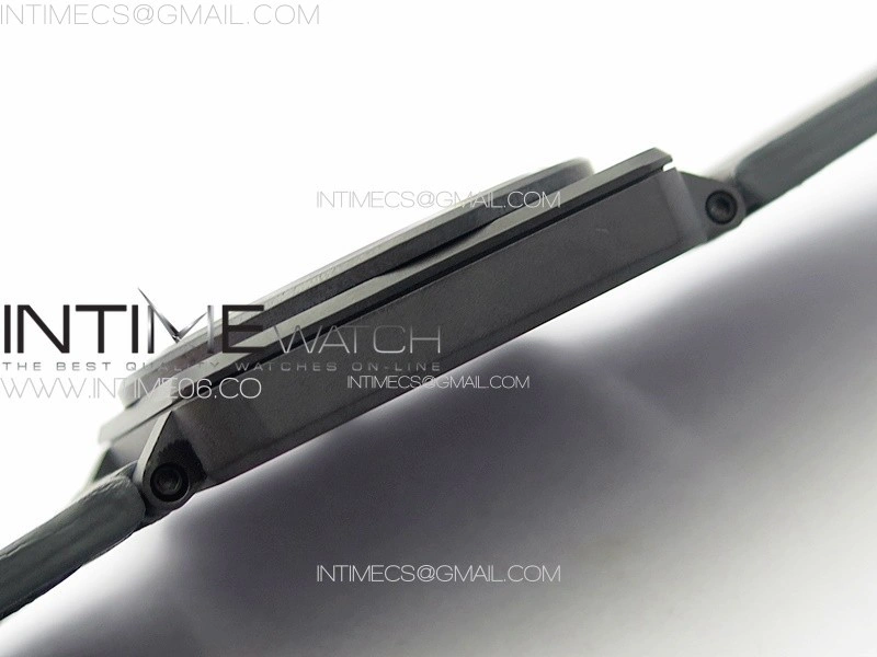 BR 03-92 Real Ceramic 1:1 Best Edition Black Dial Green Markers on Black Leather Strap MIYOTA 9015