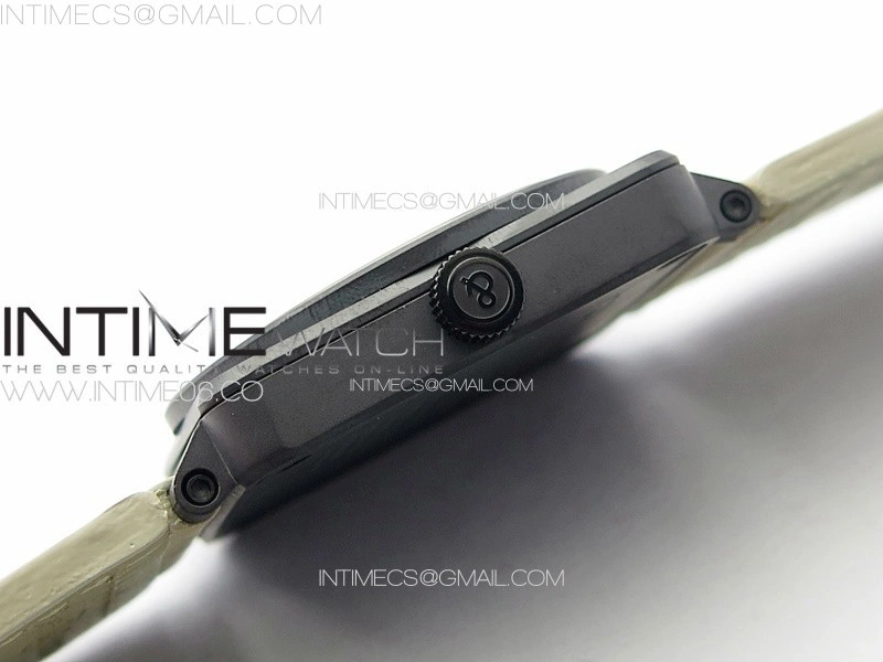 BR 03-92 Real Ceramic 1:1 Best Edition White Dial Black Markers on Brown Leather Strap MIYOTA 9015