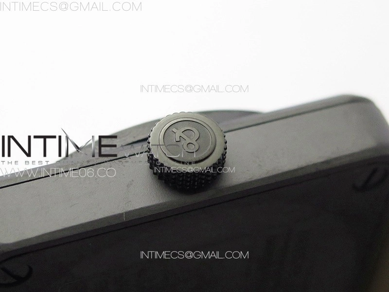 BR 03-92 Real Ceramic 1:1 Best Edition White Dial Black Markers on Brown Leather Strap MIYOTA 9015