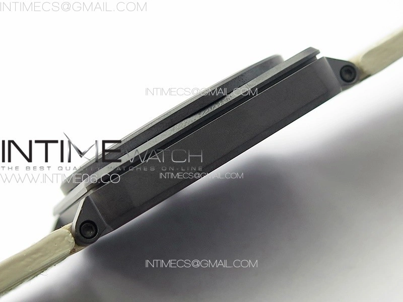 BR 03-92 Real Ceramic 1:1 Best Edition White Dial Black Markers on Brown Leather Strap MIYOTA 9015