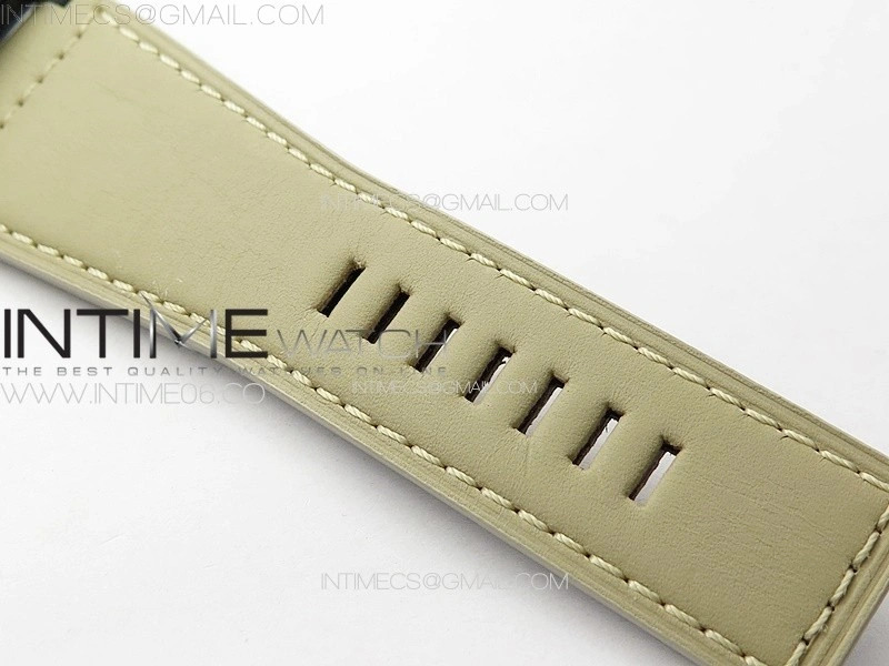 BR 03-92 Real Ceramic 1:1 Best Edition White Dial Black Markers on Brown Leather Strap MIYOTA 9015
