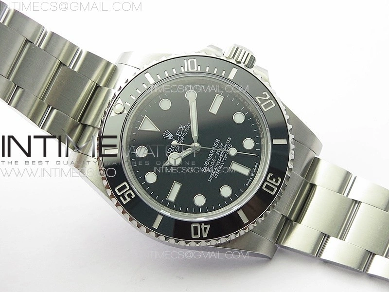 Submariner 41mm 124060 No Date Black Ceramic Bezel 3EF 1:1 Best Edition Black Dial On 904L Steel Case and Bracelet VR3230