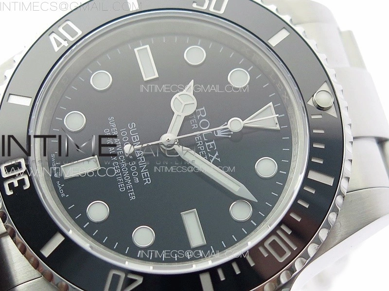 Submariner 41mm 124060 No Date Black Ceramic Bezel 3EF 1:1 Best Edition Black Dial On 904L Steel Case and Bracelet VR3230