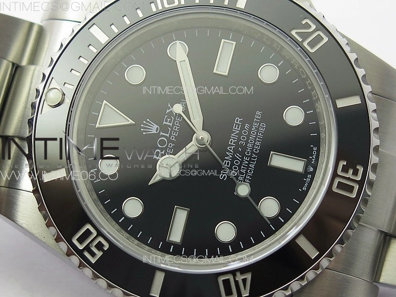 Submariner 41mm 124060 No Date Black Ceramic Bezel 3EF 1:1 Best Edition Black Dial On 904L Steel Case and Bracelet VR3230