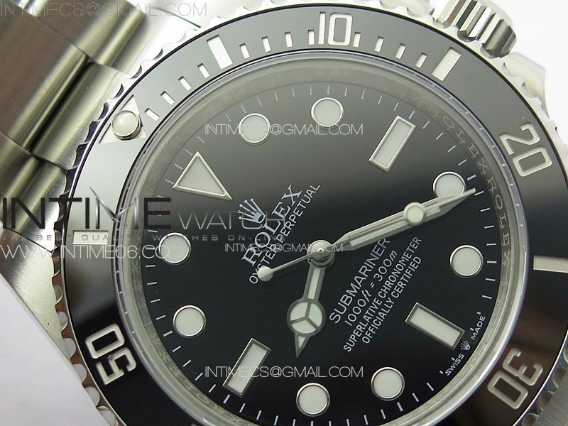 Submariner 41mm 124060 No Date Black Ceramic Bezel 3EF 1:1 Best Edition Black Dial On 904L Steel Case and Bracelet VR3230
