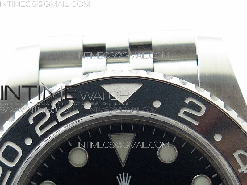 GMT-Master II 126710 Black Blue Ceramic Bezel 904L SS GMF 1:1 Best Edition Black Dial on 904L Jubilee Bracelet A3285