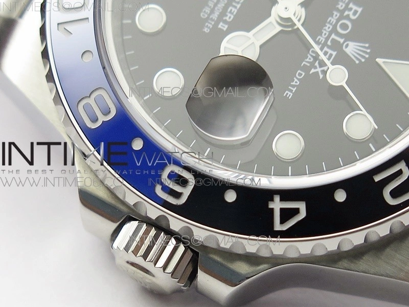 GMT-Master II 126710 Black Blue Ceramic Bezel 904L SS GMF 1:1 Best Edition Black Dial on 904L Jubilee Bracelet A3285