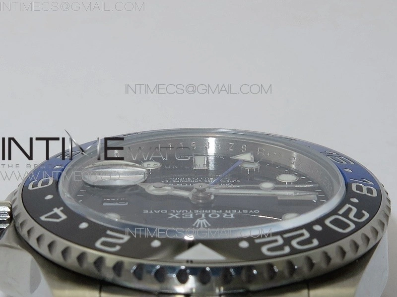 GMT-Master II 126710 Black Blue Ceramic Bezel 904L SS GMF 1:1 Best Edition Black Dial on 904L Jubilee Bracelet A3285