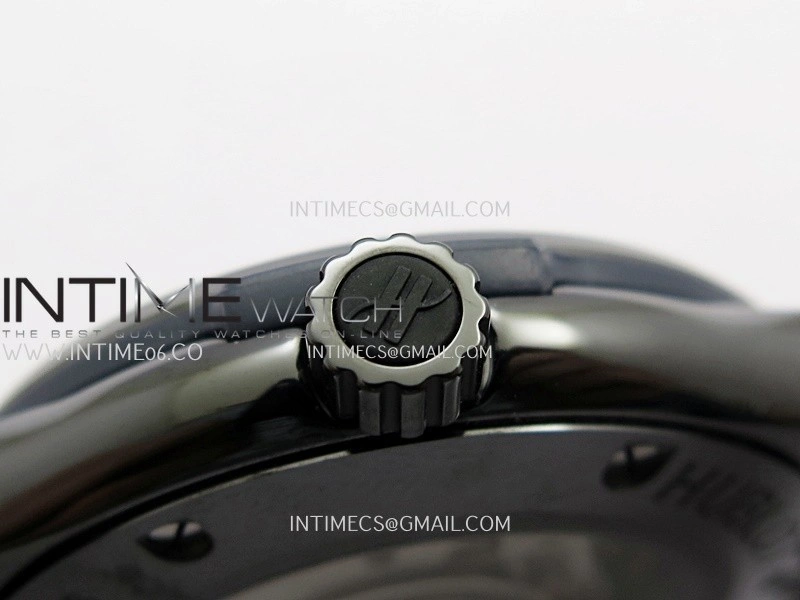 Classic Fusion 42mm Ceramic JJZF 1:1 V2 Best Edition Blue Textured Dial On Blue Rubber Strap Asian SW300