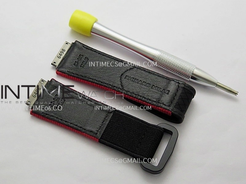 RM67-02 Real White Ceramic Red NTPT Case 1:1 Best Edition Skeleton Dial On White Nylon strap CRMA7 Clone
