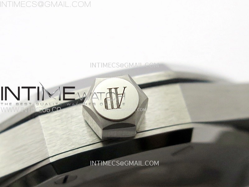 Royal Oak 37mm 15451 SS Diamonds APSF 1:1 Best Edition Blue Textured Dial on SS Bracelet SA3120 Super Clone